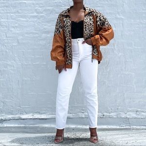 SOLD Animal Print Windbreaker